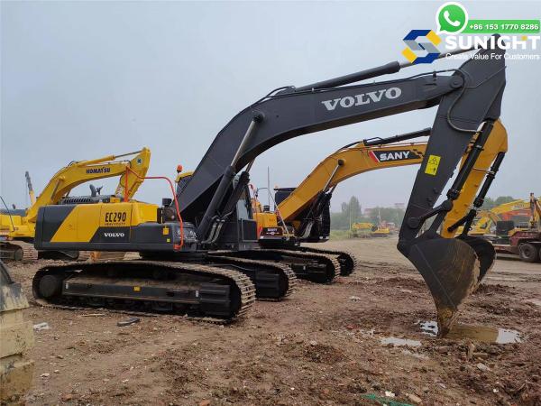 VOLVO Excavator EC290 29Ton utilisé Excavator à roues Excavator à vendre