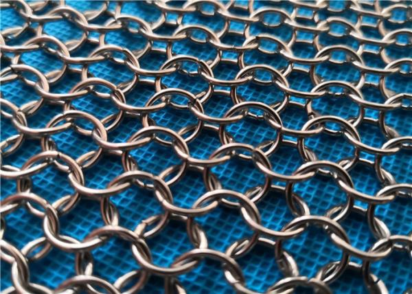 1.2MM Chainmail Scrubbers Cleaning Cast Iron Skillet Effortless