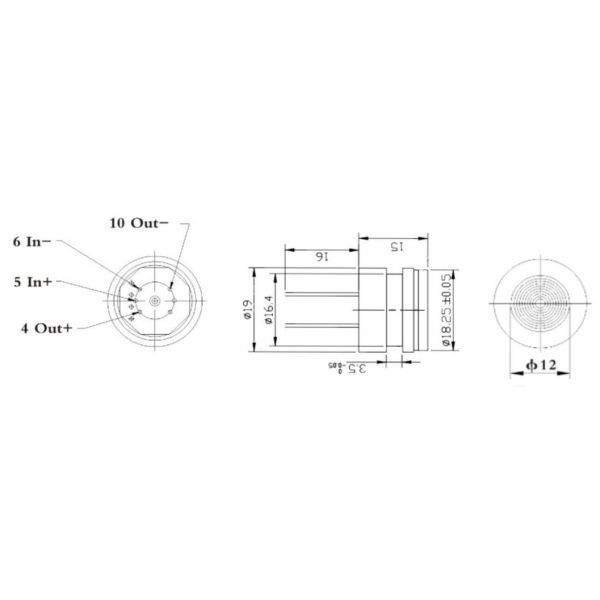 HT19F Diffusion Silicon Pressure Sensor Micro Pressure Sensor For Industrial Sensor Core