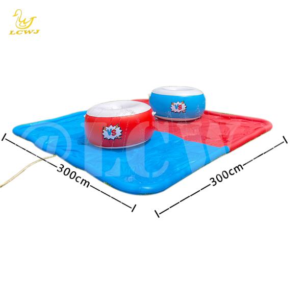 Ensemble de jeux extérieurs 120 pouces corps gonflable Sumo Balls pare-chocs pour les adultes avec enfants Splash Pad