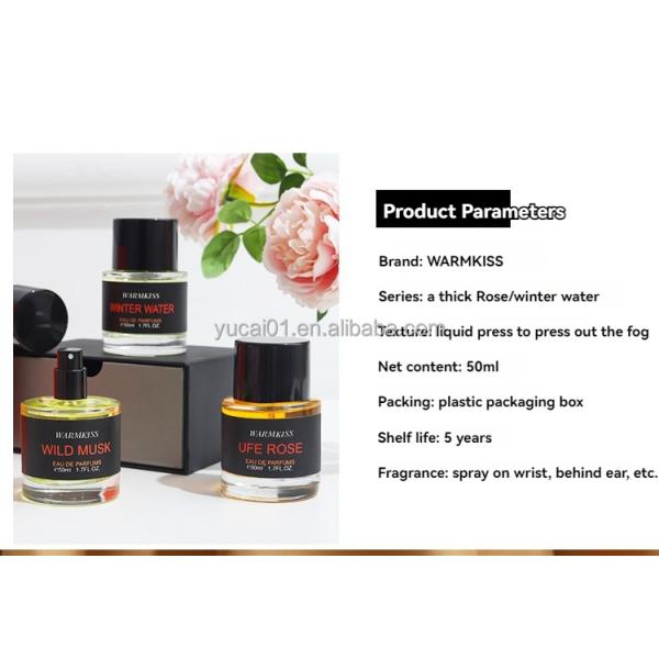 Female Fragrance 50ml Eau De Parfum Floral Scented Night Rose Night Neutral Perfume