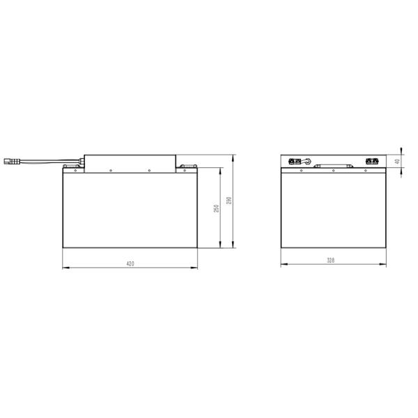 Блок батарей 24volt 200ah лития 8S2P Lifepo4 для метельщика дороги