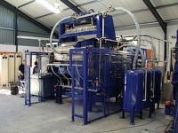 Máquina de fabricação de cartão de ovo rotativo altamente eficaz para bandeja de frutas