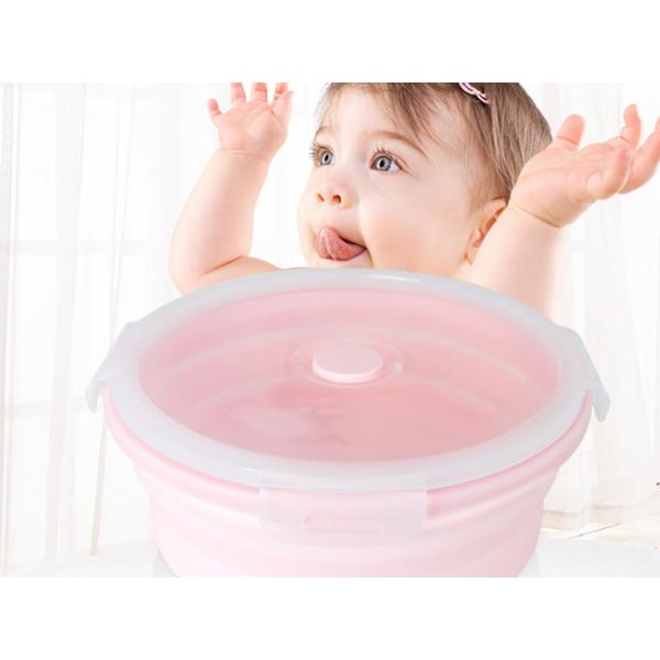 Collapsible Folding Silicone Box Set for Microwave Safe Food Storage Blue