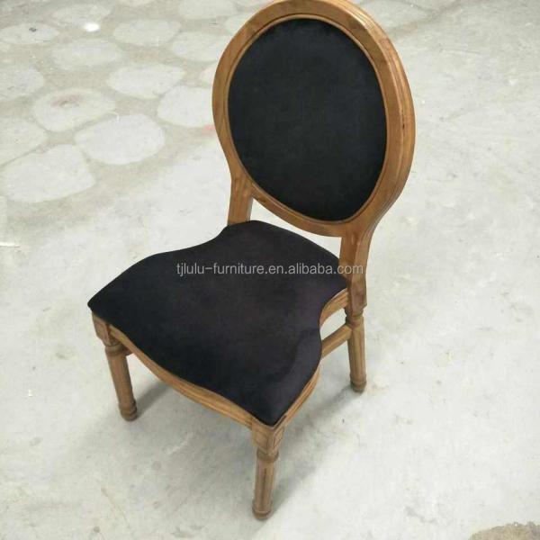 Embalaje de correo Y silla de boda de madera sólida para eventos y bodas