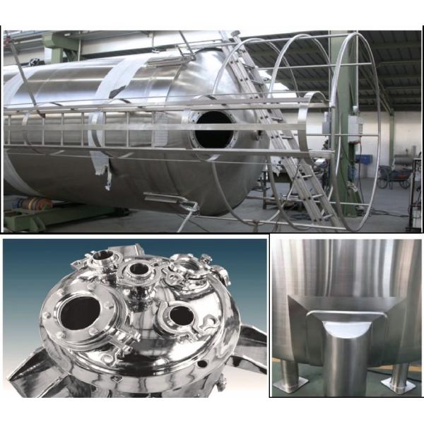 Зеркало / песчаный взрыв Вертикальный нержавеющая сталь микшерный бак на заказ