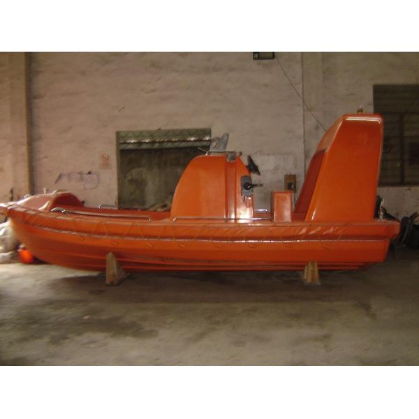 SOLAS Fast Rescue Boats Fender Rigid Hull Inflatable Boat With 6-15 Persons