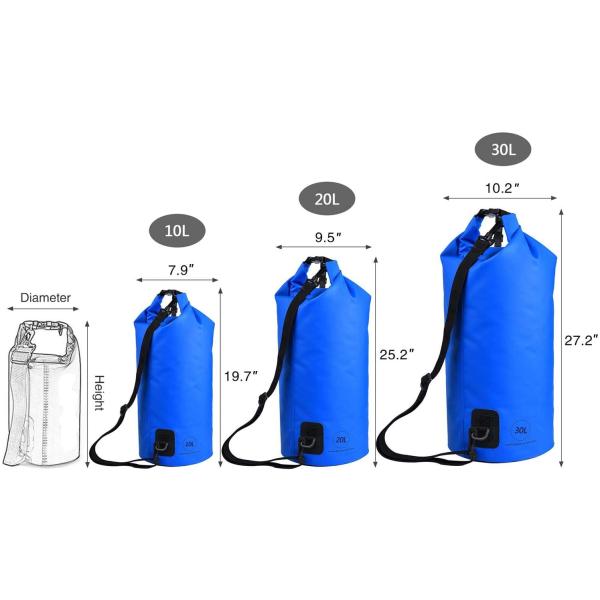 2L 5L 8L 15L 30L 40L Triathlon Accessories Waterproof Backpack Dry Bag