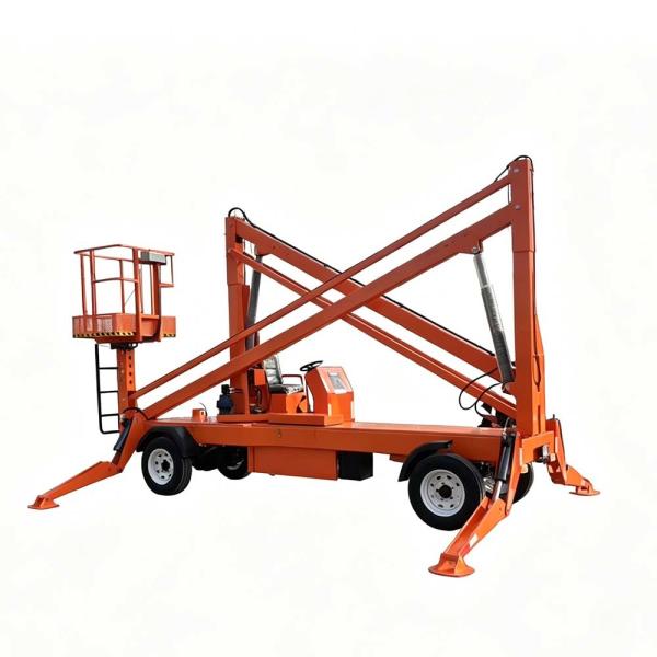 Commercial Towable 45 Articulating Boom Lift For Aerial Work OEM