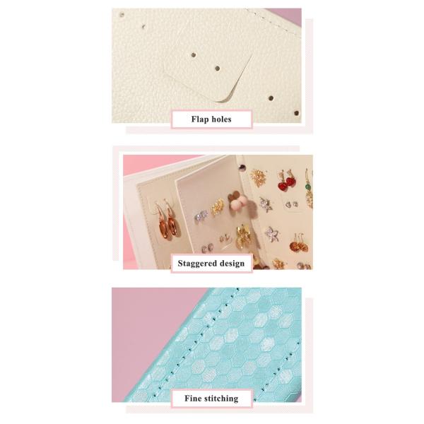 19*14*4.5cm Portable Travel Jewelry Case