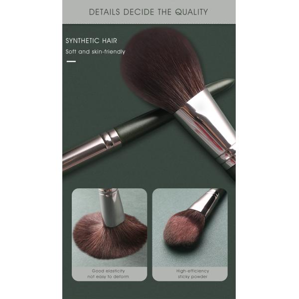 9PCS Cosmetic Makeup Brushes Kit Goat Pony hair Foundation Powder Blush