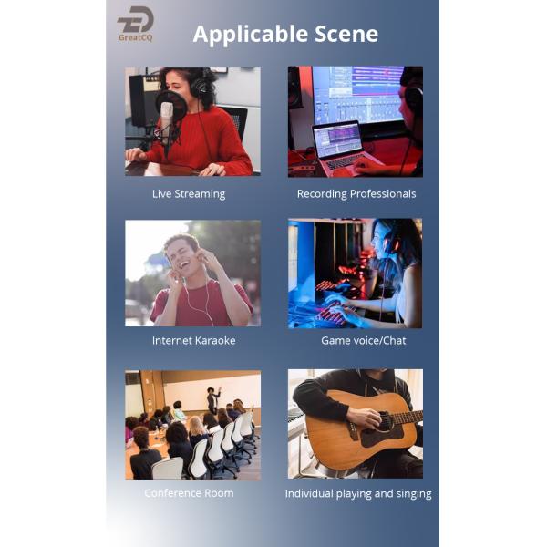 UMC202HD Professional Live Streaming High End USB Cartão de Som Externo Computação Gravação de Guitarra