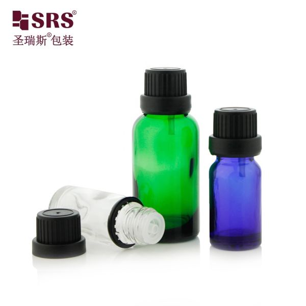 Glass Bottle with Tamper Evident Cap Amber Glass Dropper Bottle with Tamper Evident Cap Dropper Bottle for Essential Oil