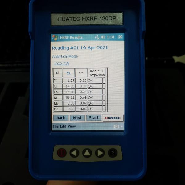 Анализатор сплава металла Bluetooth Xrf оружия Handheld