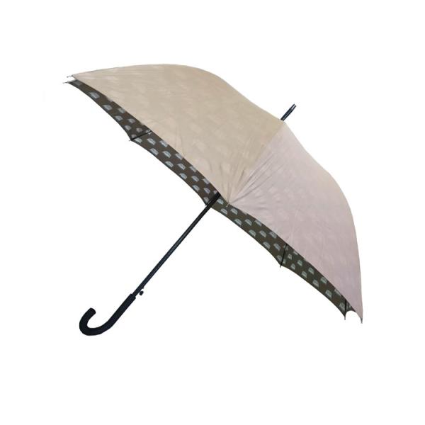 Parapluie de golf de contrat de pongé de polyester de 27 adultes d'Inch×8K