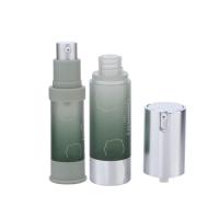 15 ml 20 ml garrafas de bomba sem ar de plástico personalizável de vácuo para cosméticos