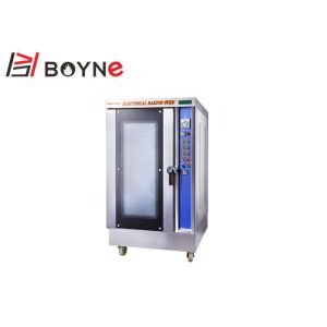 Regulador industrial del indicador digital de la cacerola 380V 18kw de la convección 10 del horno de la hornada del vapor de la panadería