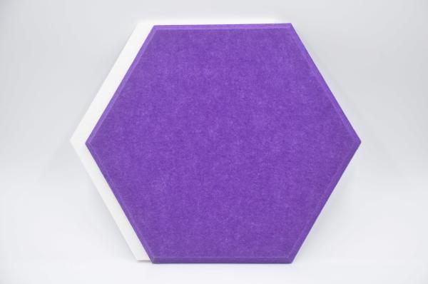 Polyester Felt Hexagonal Acoustic Wall Panels Sound Proofing Panels For Office