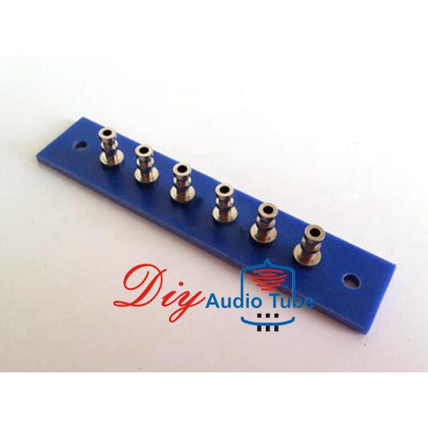 Audio Tube AMP Board 6 Pins Tag Strip 78.5x16x2mm Size For Vintage HIFI Guitar Amp