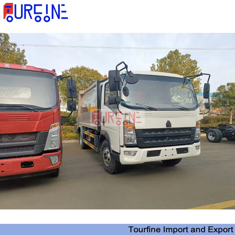 10CBM Hydraulic Garbage Truck HOWO 6 Wheel Chassis for Municipal Waste Collection