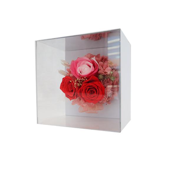 Environmental Friendly Luxury Flower Box Keeping The Fresh Of The Love Forever