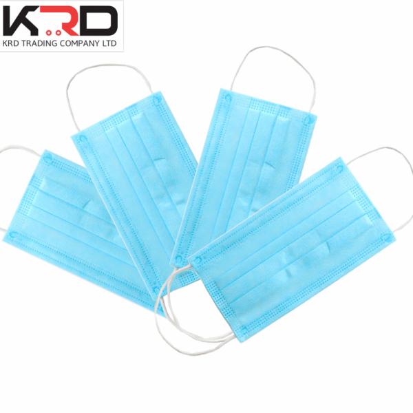Wholesale Manufacturer Disposable Non Woven 3 Ply Face Mask 3 Layer face mask disposable
