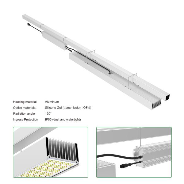 Linear Full Spectrum LED Grow Light For Commercial Greenhouse