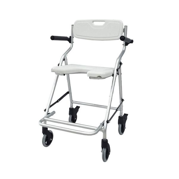 Toilet Transfer Commode Adjustable Hospital Bath Chair For Elderly