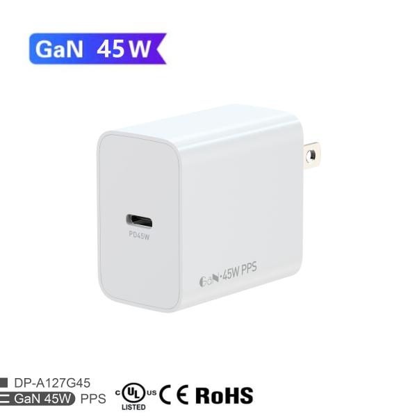 Mould Privado 45W GaN Carregador de Parede USB-C Para MacBook Pro/Air IPad Pro Galaxy S23