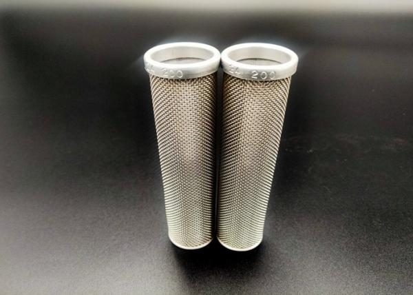 Rimmed 2mm 635mesh Stainless Steel Wire Mesh Tube Cylinder Filters