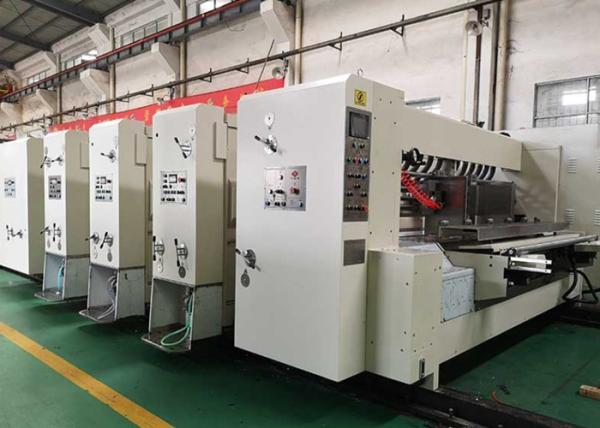 250 Pcs / Min Corrugated Box Printing Machine Auto Control Quick Order Shift