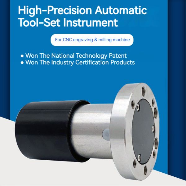 M26D-20 Stainless Steel Automatic Tool Setter 20mm Diameter 0.001mm 1.5N 6-Wire Z Axis Zero Sensor CNC Milling Machine