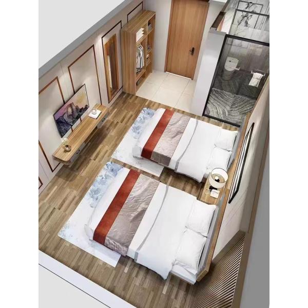 OEM de madeira do ODM da cama do quarto do hotel de estofamento da mobília do hotel de luxo da estrela
