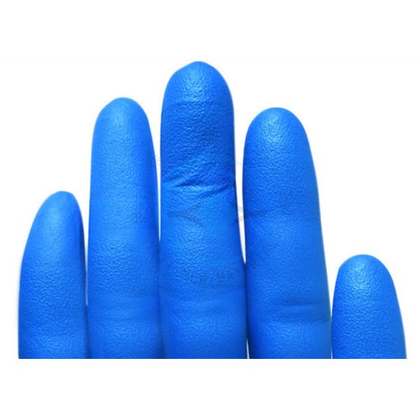 Blue Disposable Medical Gloves , Prevent Infected Medline Surgical Gloves