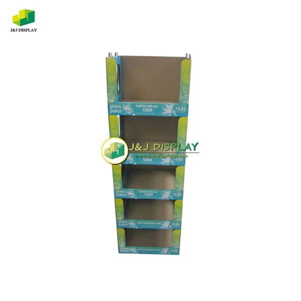 Advertising Exhibition Pop Corrugated Cardboard Display Foldable Customized