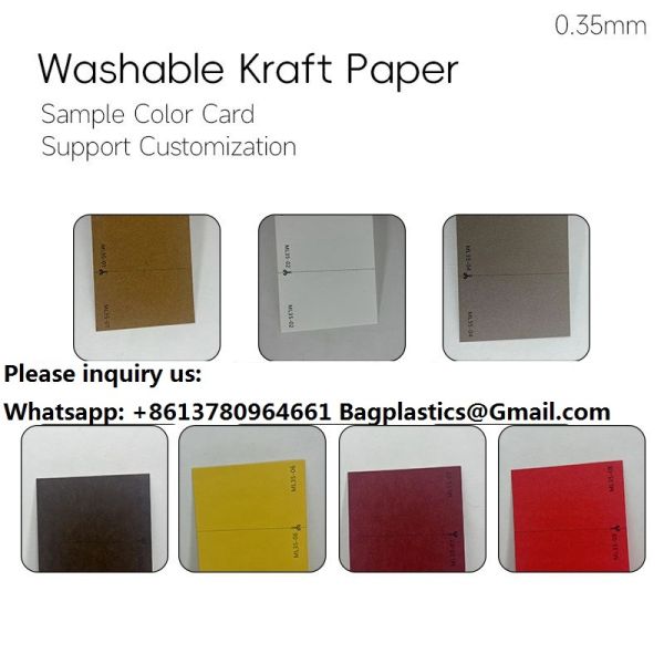 Washable Kraft Paper Bag Fabric Jacron Palnt Paper Washable Craft Paper Roll Suppliers Washable Kraft Paper, Vegan Leather, Waterproof Fabric 250g 350g Material With 0.35mm 0.55mm Shopping Diy Bag