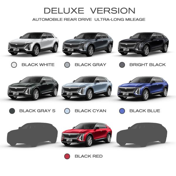 Speed 653km Electric Luxury Ca-dillac IQ Rave SUV -Made Energy Car with 3094mm Wheelbase and 608kWh Battery Capacity