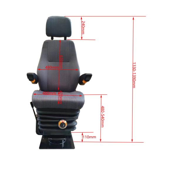360 Rotaion Factory Supply Suspension Mechanical Seat для железнодорожных локомотивов