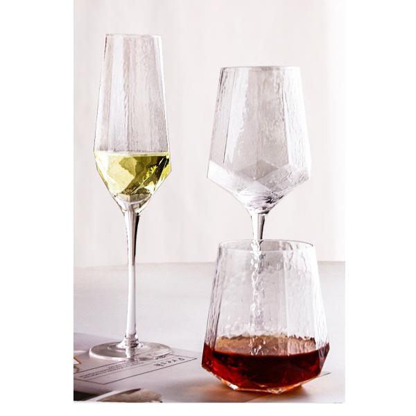 Обслуживание ОЭМ кубка ясных кристаллических бокалов ромбовидное неэтилированное