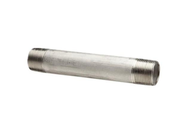 Stainless Steel 316 Metal Pipe Fittings Threaded Nipple NPTXBSP A182 F316