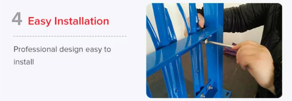 Powder Coated Ornamental Steel Palisade Fencing European Style For Garden