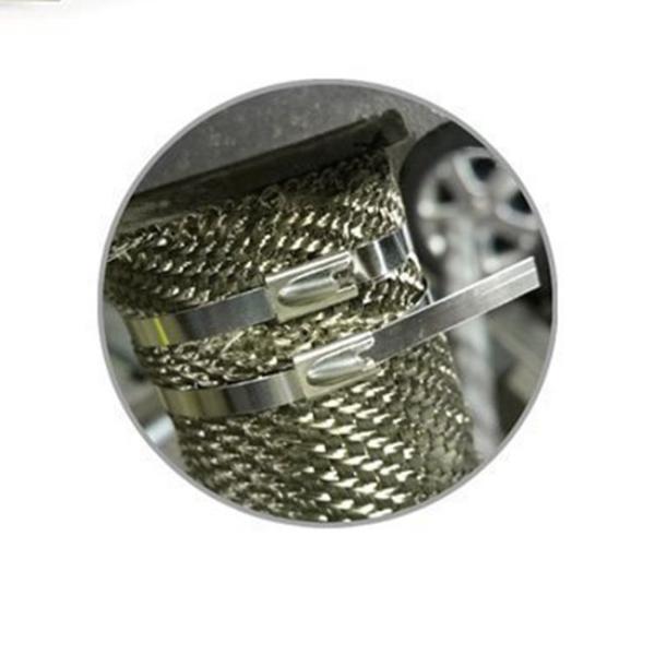 UL List SS304 Stainless Steel Cable Zip Ties For Aggressive Environments