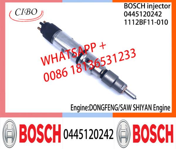 Conjunto original 0445120242 1112BF11-010 do injetor de combustível 1112BF11-010 de BOSCH 0445120242 para DONGFENG/SAW SHIYAN