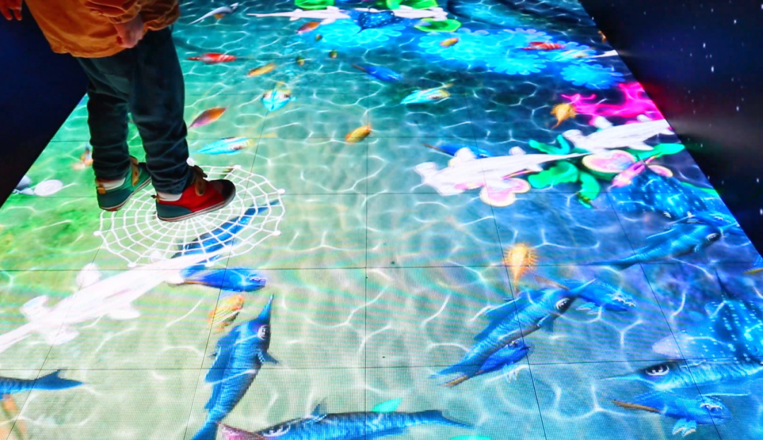 P2.6 Interactive LED Floor Display With Super High Pressure Resistance And Waterproof Property