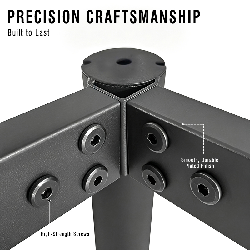 Modern-Designed Black-Gold Durable Iron Coffee Table Leg Support Bracket Furniture Base for Office & Living Room