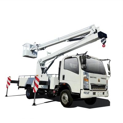 SINOTRUK 116HP 18m High Altitude Operation Truck 4X2 Aerial Platform Truck Mounted