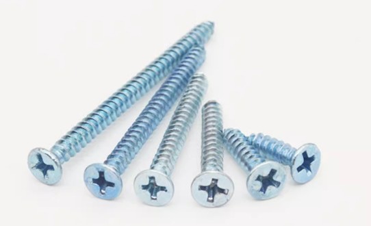 Carbon Steel Full Thread Dry Wall Self Drilling Screws Flat Head Metal Screws
