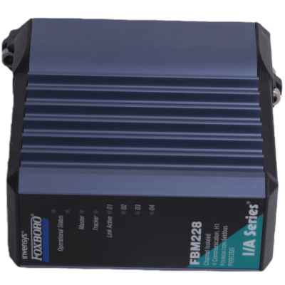 Foxboro FBM228 P0922QS Foundation Fieldbus Redundant Module with 24Vdc Input Voltage