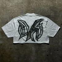 Oem Clothing Manufacturer Custom Wholesale Drop Shoulder T Shirts Silk Screen Print Camisas Hip Hop Vintage Boxy T Shirt for Men