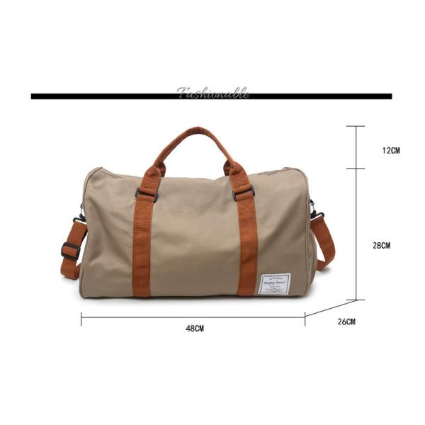 Thread Pattern Custom Logo Foldable Luggage Bag for Large Capacity Waterproof Travel